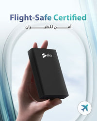 Chargers Power Bank Black Ultra Slim 10000mAh Power Bank