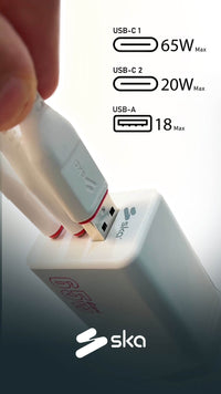 SwiftGaN 65W Wall Charger