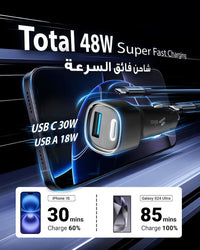 Ska lifestyle 48W Dual Port Car Charger CMC0480