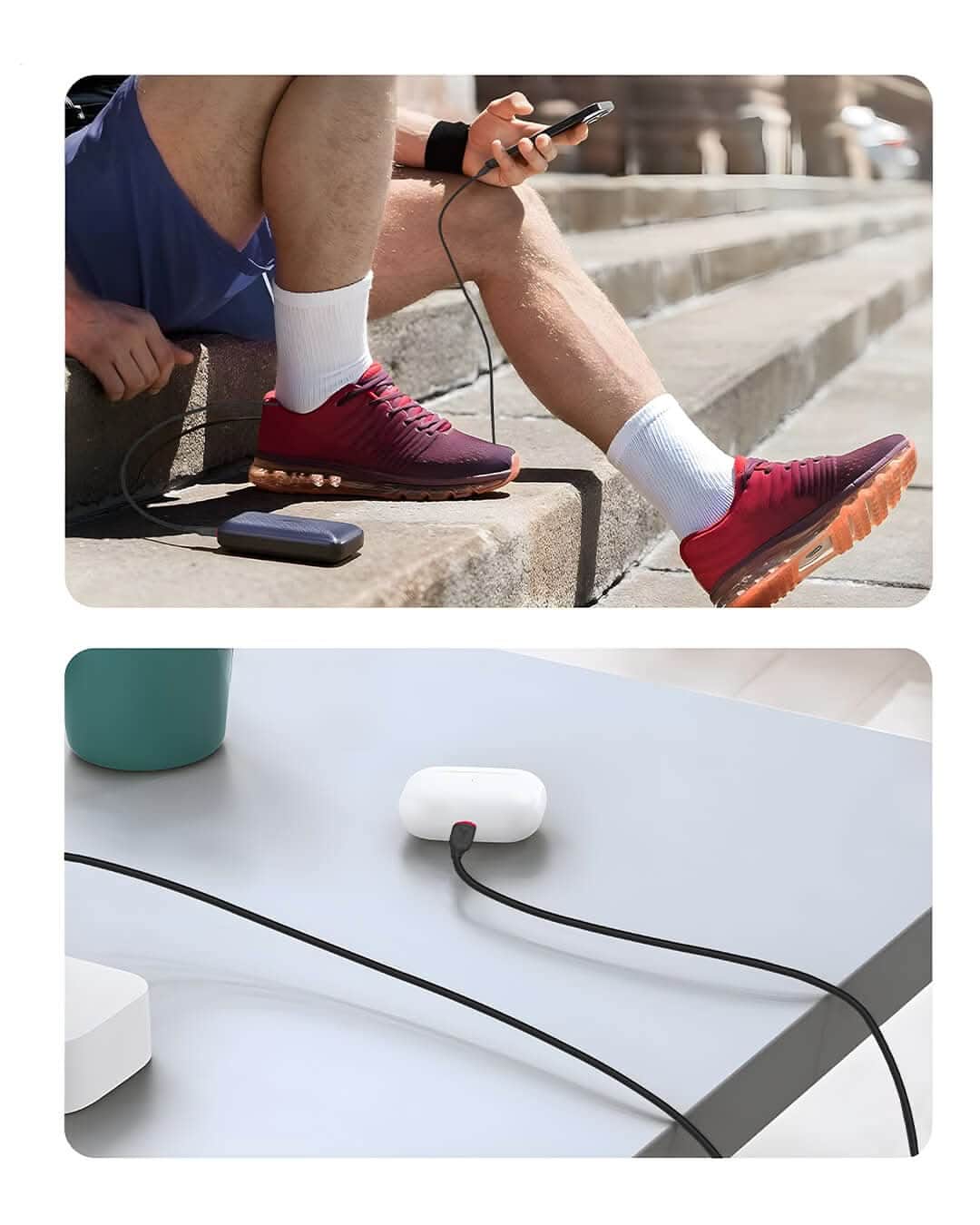 Ska lifestyle Black ENERGY LINE-II USB-C TO USB-C CABLE