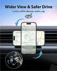 Ska lifestyle Black Mag-Wireless Car Charger Mount