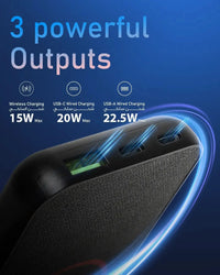 Ska lifestyle Black Magnetic Wireless Power Bank