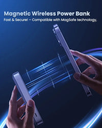 Ska lifestyle Black Magnetic Wireless Power Bank