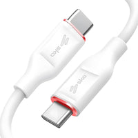 Ska lifestyle Black / Silicone ENERGY LINE-III SILICONE USB-C TO USB-C CABLE Black