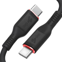 Ska lifestyle Black / Silicone ENERGY LINE-III SILICONE USB-C TO USB-C CABLE Black