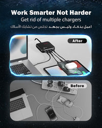 Ska lifestyle Black SwiftGaN 65W Desktop Charger