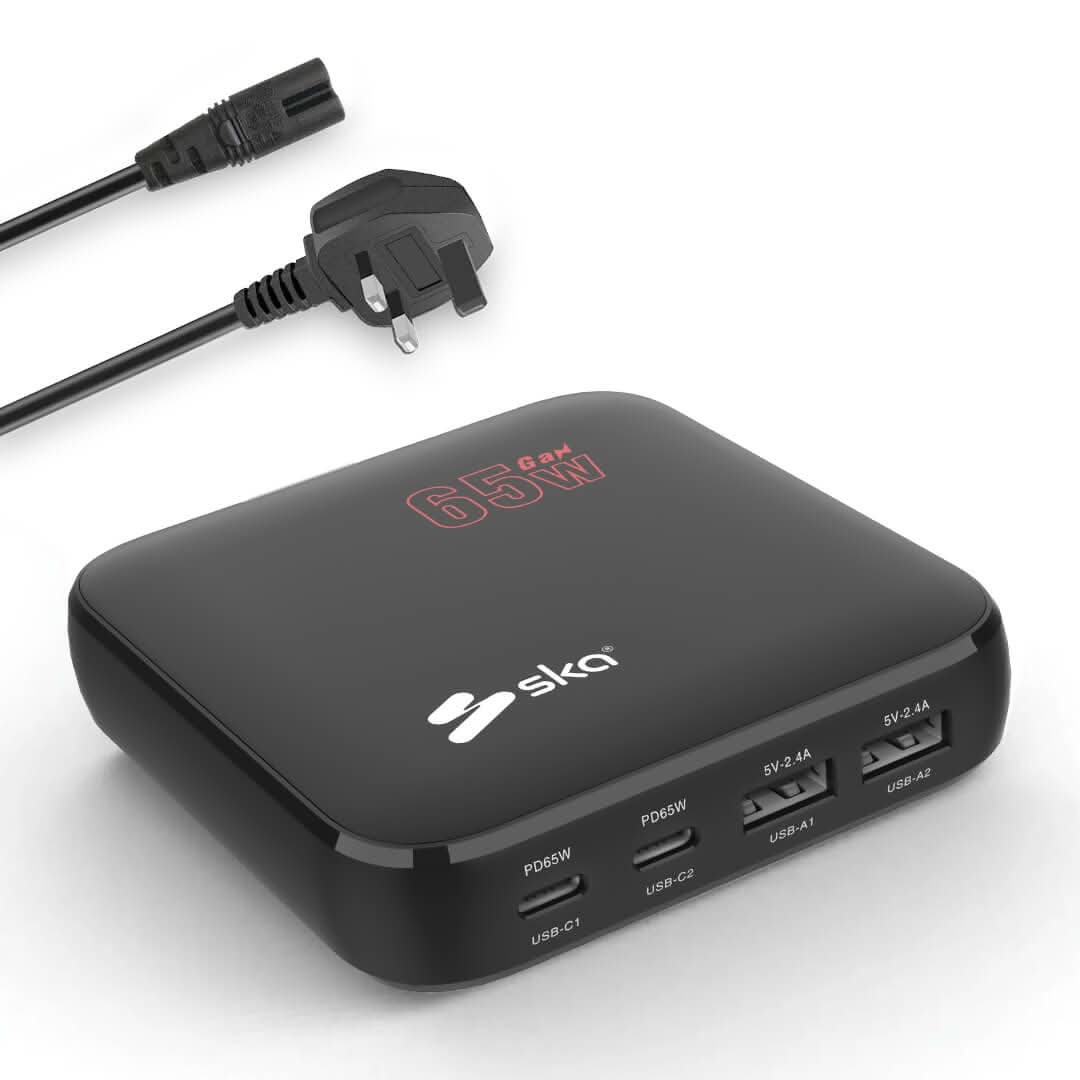 Ska lifestyle Black SwiftGaN 65W Desktop Charger