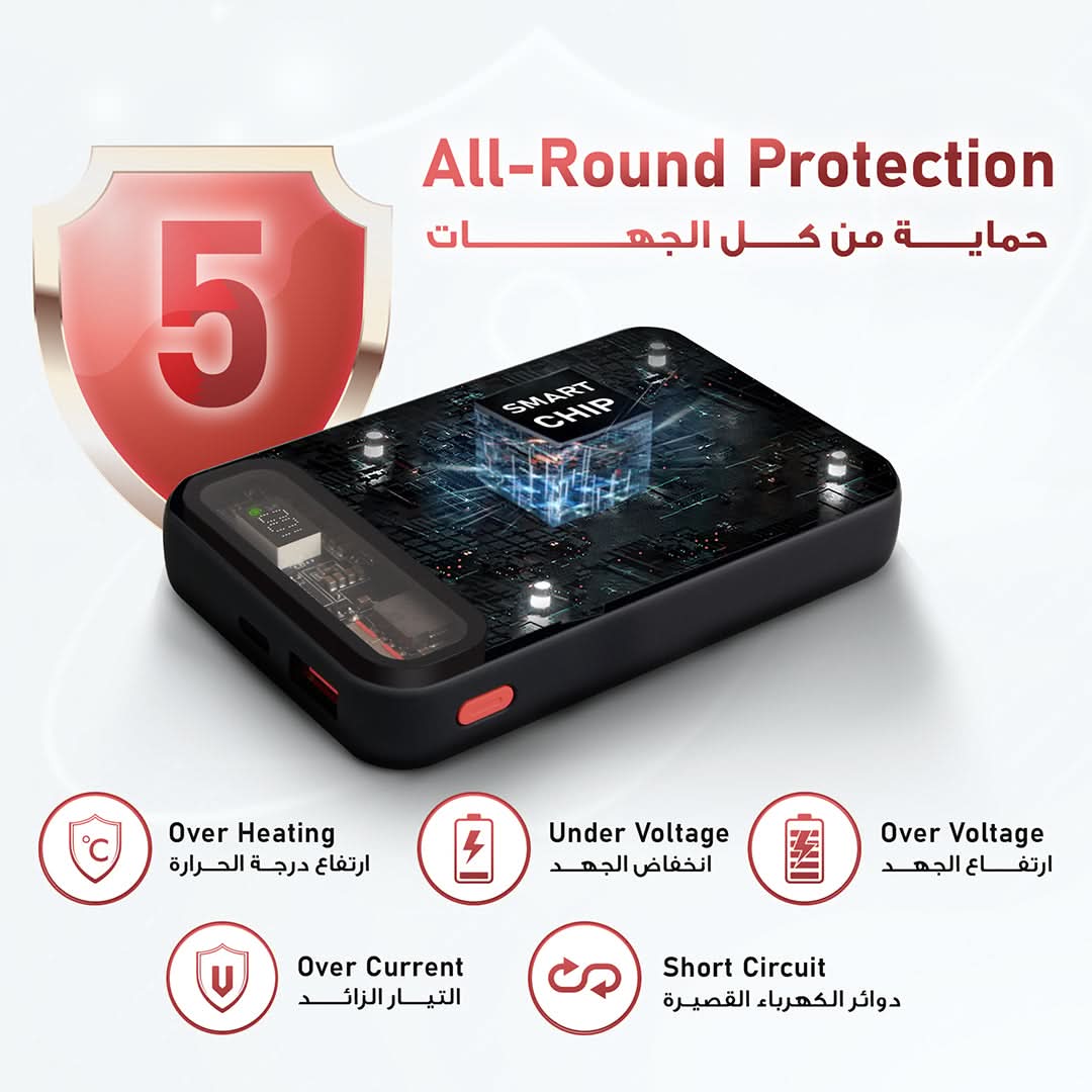 Ska lifestyle Power Bank Black Re-Fuel Mag-Wireless 10000 Power Bank