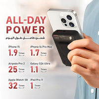 Ska lifestyle Power Bank Black Re-Fuel Mag-Wireless 10000 Power Bank