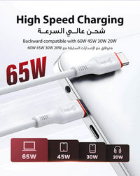 Ska lifestyle White ENERGY LINE-II USB-C TO USB-C CABLE