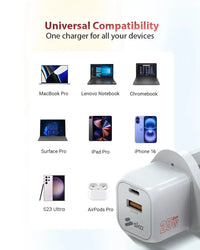Ska lifestyle White SwiftGaN 25W Wall Charger