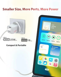 Ska lifestyle White SwiftGaN 25W Wall Charger