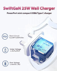 Ska lifestyle White SwiftGaN 25W Wall Charger